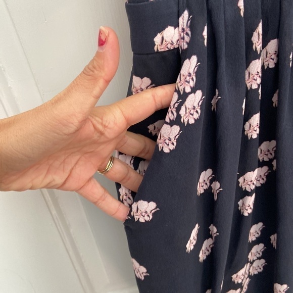 ALC Eva Side Drape Silk Dress - Picture 6 of 7